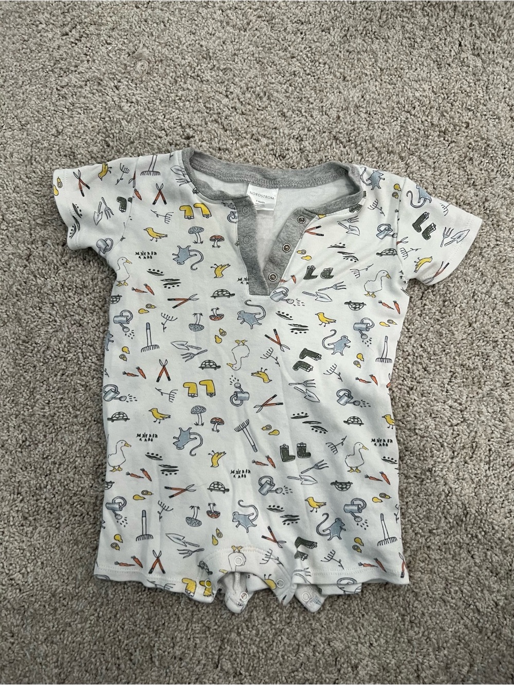 Nordstrom Brand Farm Shorts Bodysuit